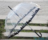 自动直杆环保透明伞 (1)